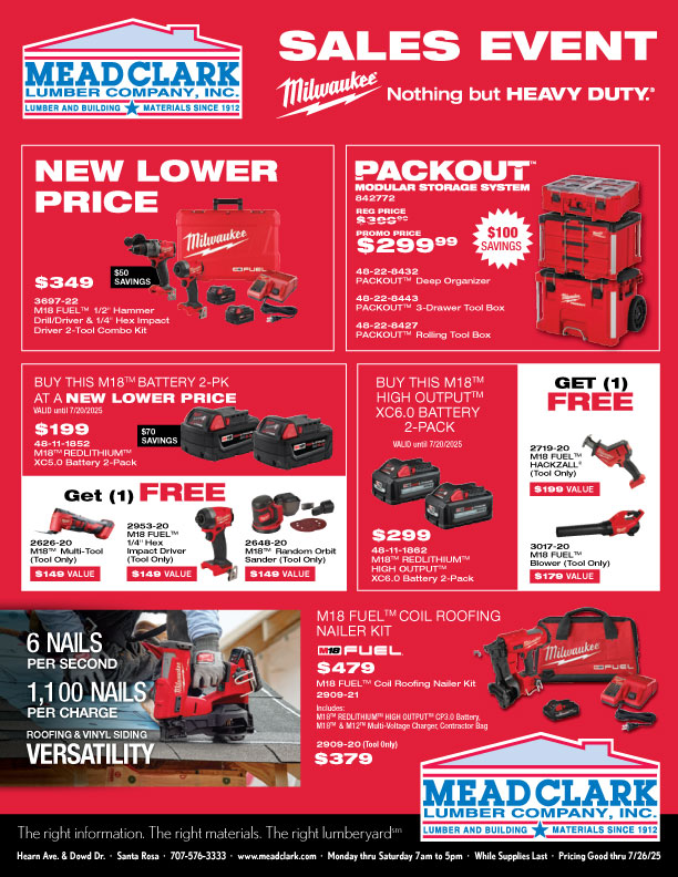 milgard sale flyer
