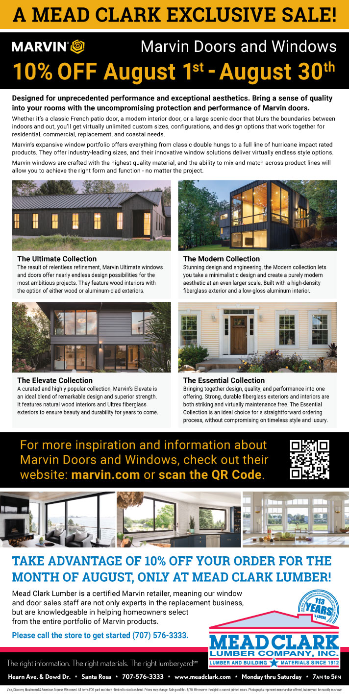 20% off Milgard doors and windows