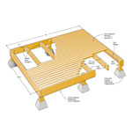 Free Standing Deck Plans
